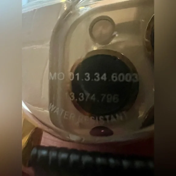 New In Box Vintage Movado Museum Watch Women 25mm Black Dial Gold Tone - Picture 5 of 12